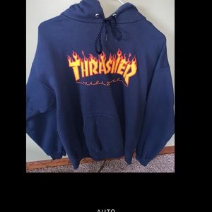 Navy blue Thrasher hoodie
